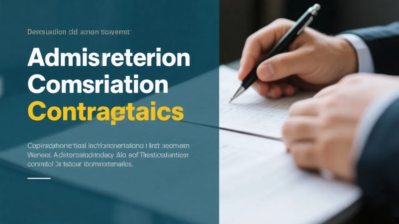 Comprendiendo los Contratos Administrativos